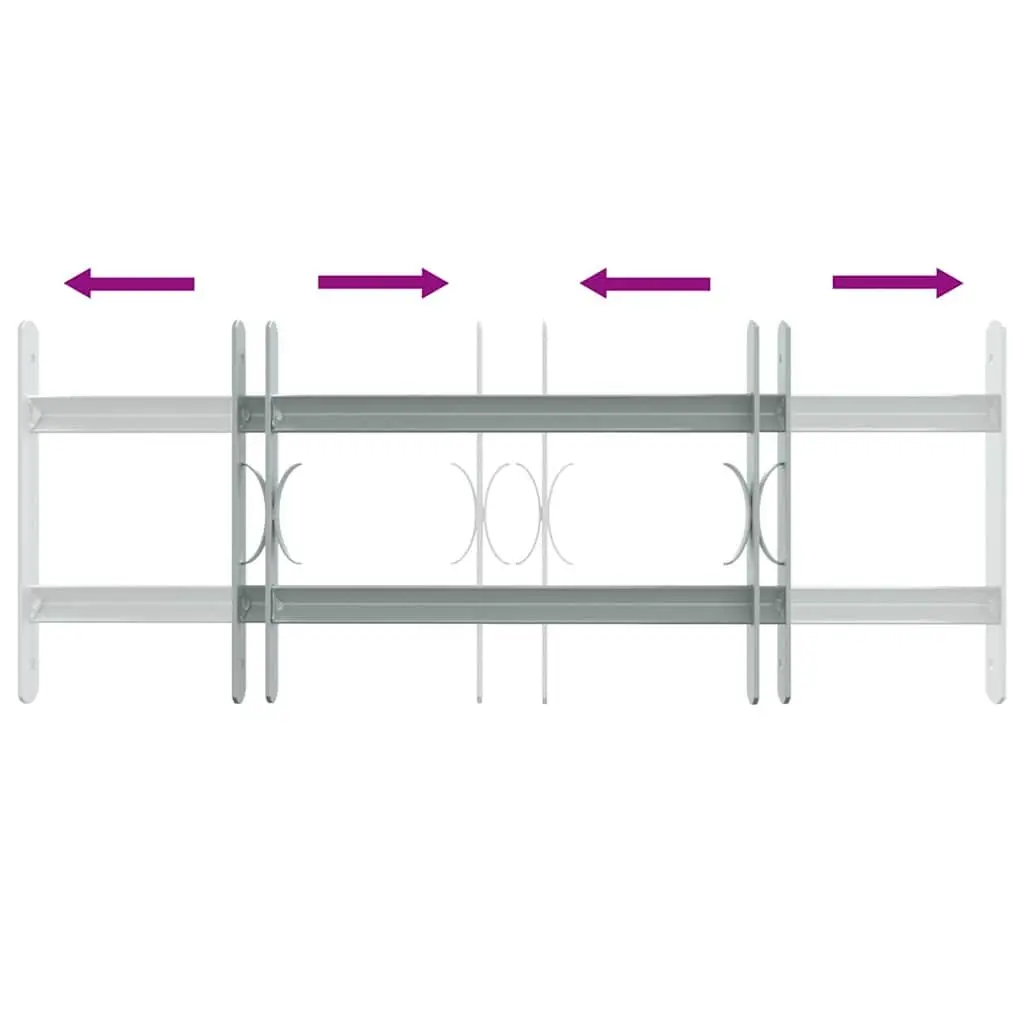 Adjustable Window Security Grille 500-650 mm