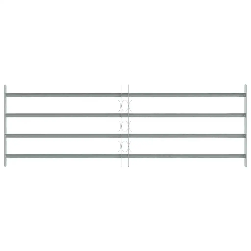 Adjustable Security Grille with 4 Crossbars