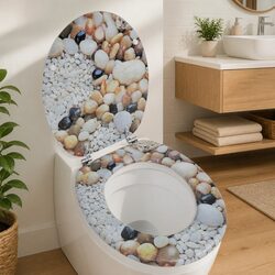 Toilet Seat Hard Close Lid Multicolour Bathroom Accessory Durable Easy Install