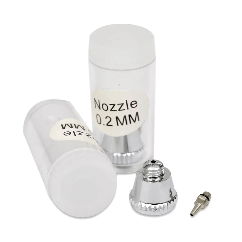 Airbrush Set with 0.2 0.3 0.5mm Nozzles