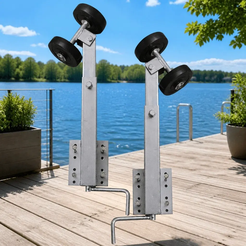 Adjustable Double Roller Bow Support Set