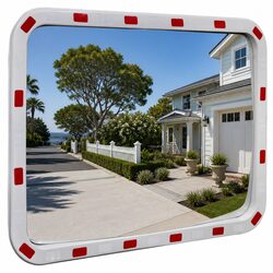 Premium Convex Traffic Mirror 60 x 80 cm for Safety
