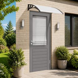 High-Quality Polycarbonate Door Canopy 120 x 100 cm