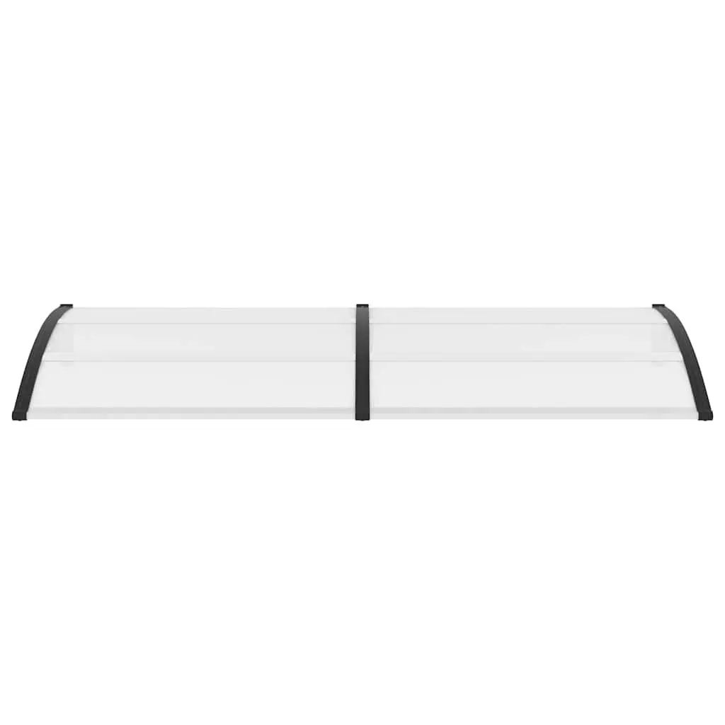 Black Door Canopy 240 x 100 cm Polycarbonate Awning