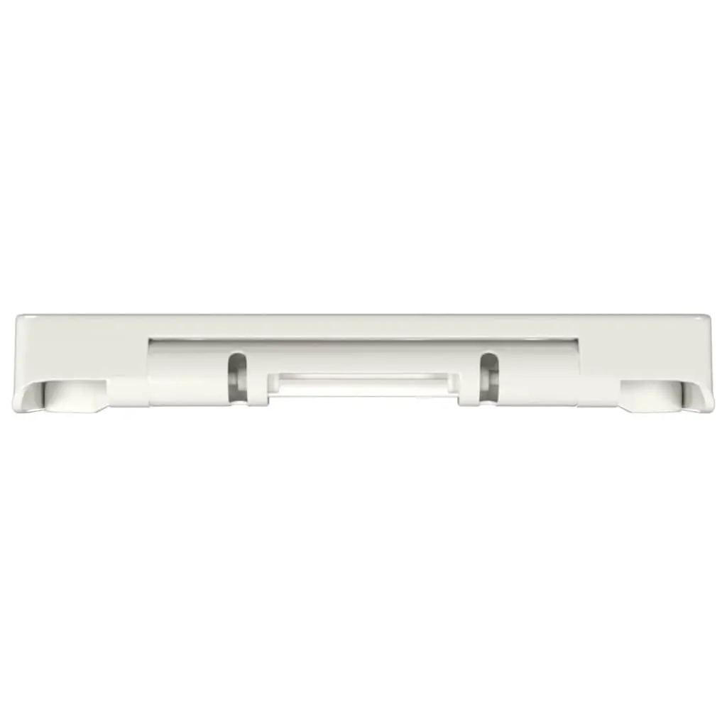 White Square Toilet Seat with Soft-Close Feature