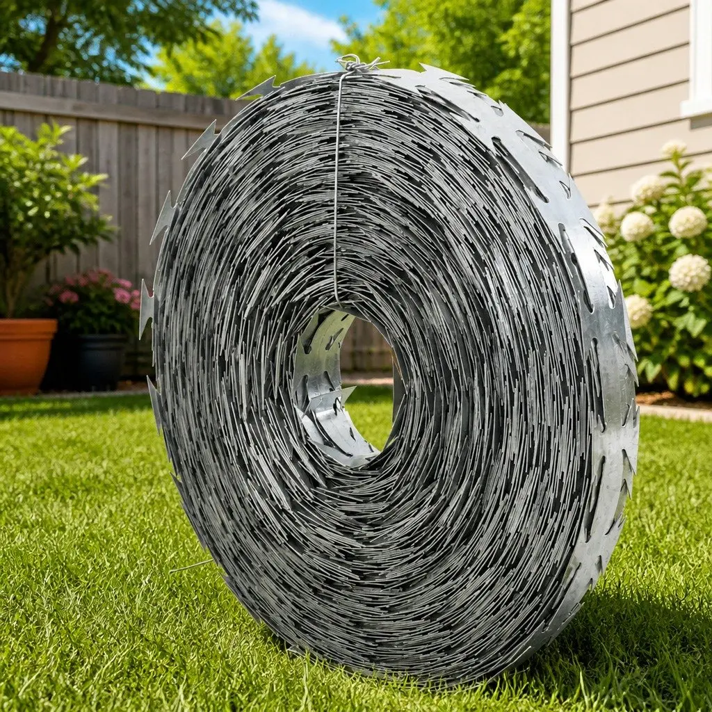 Razor Wire 100m Coil for Garden Security
