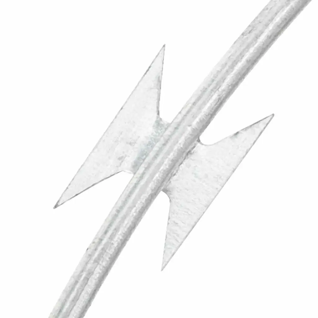 Concertina Razor Wire Galvanised Steel 150m Silver Garden Fence Security Barbed