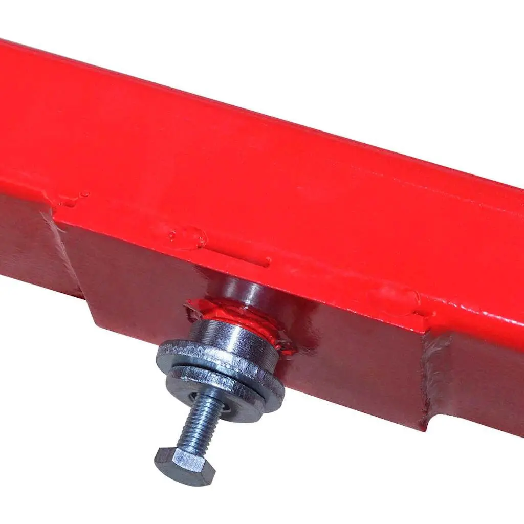 Heavy Duty Steel Cross Beam Adapter Red 2 Ton Vehicle Jack Lift Tool