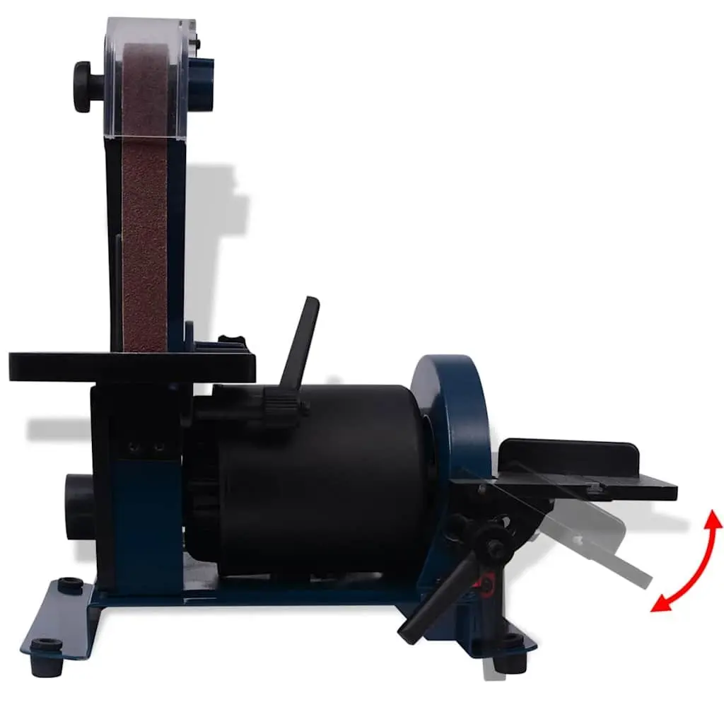 Belt and Disc Sander 300W Heavy Duty Grinding Machine with Tilting Table and Dust Extraction