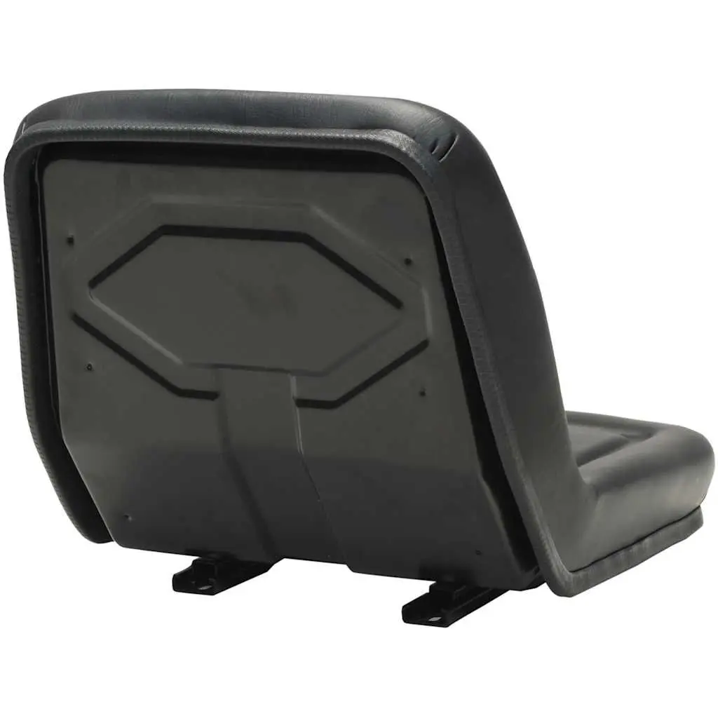 Universal Tractor Seat Steel Black Padded Water-Resistant Upholstery Sliding Tracks