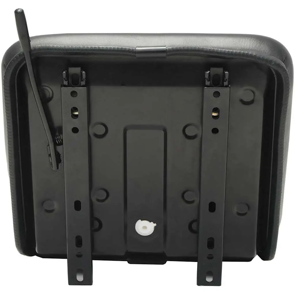 Universal Tractor Seat Steel Black Padded Water-Resistant Upholstery Sliding Tracks