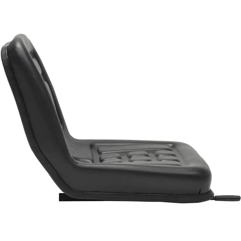 Universal Tractor Seat Steel Black Padded Water-Resistant Upholstery Sliding Tracks