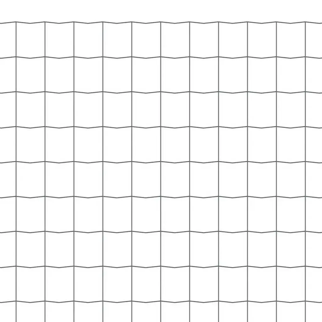 Steel Wire Mesh Panel PVC Coated 25m Grey