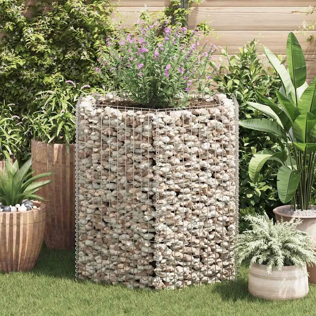 Hexagonal Gabion Raised Bed Planter 100x90x100 cm