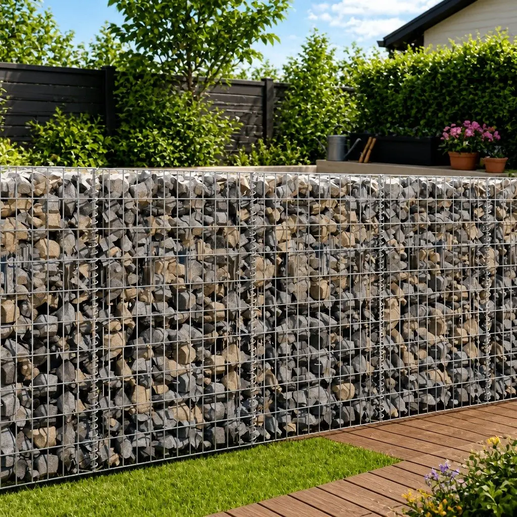 Galvanised Steel Gabion Basket 120x30x100cm