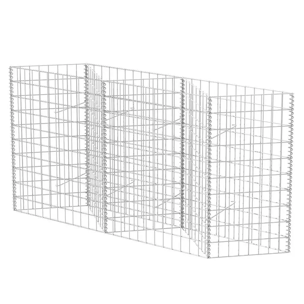 Galvanised Steel Gabion Basket 120x30x100cm