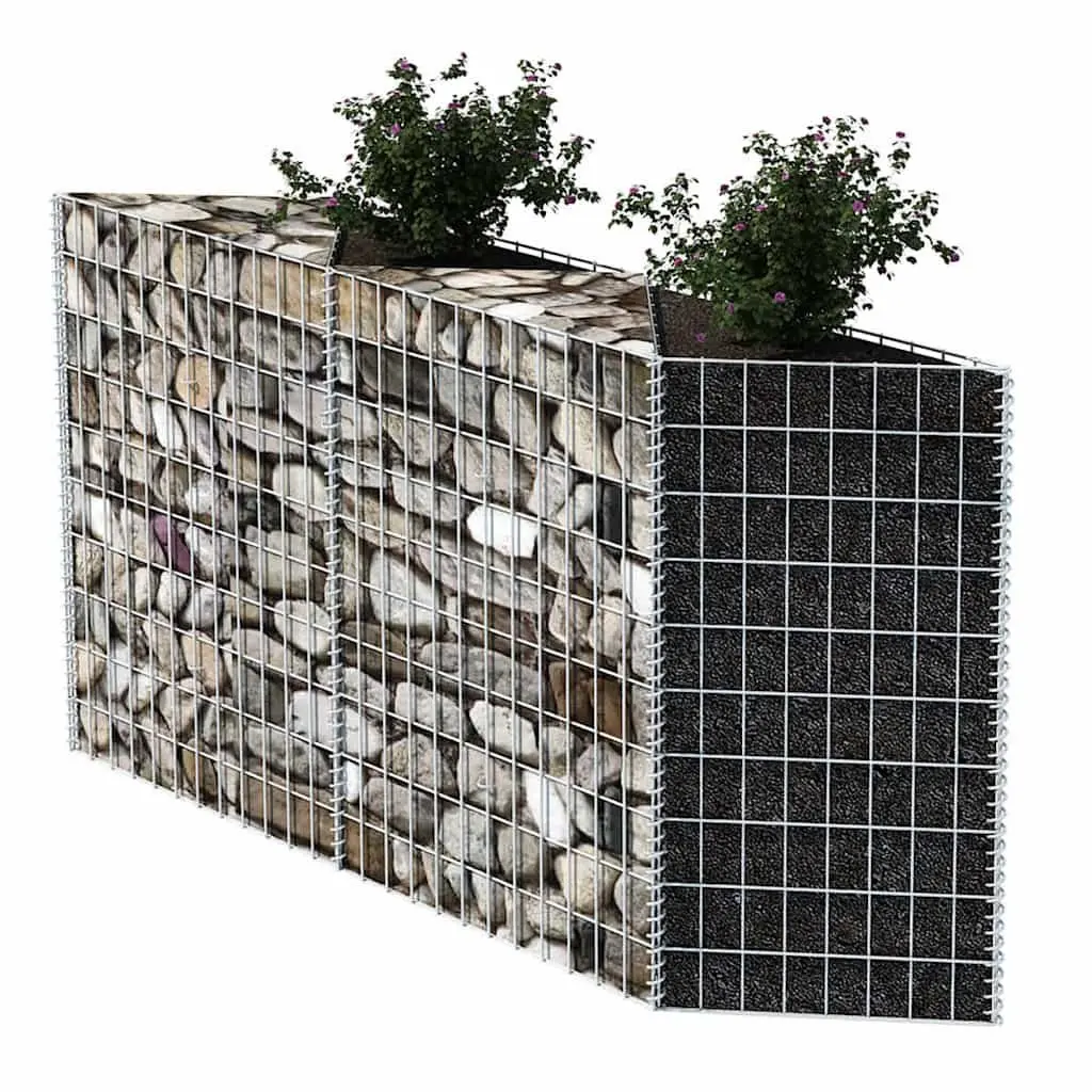 Galvanised Steel Gabion Basket 120x30x100cm