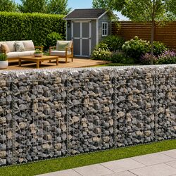 Galvanised Steel Gabion Basket Panel for Retaining Walls