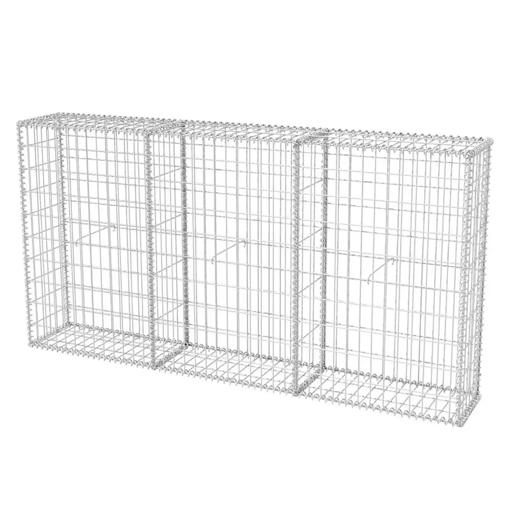 Galvanised Steel Gabion Basket Panel for Retaining Walls