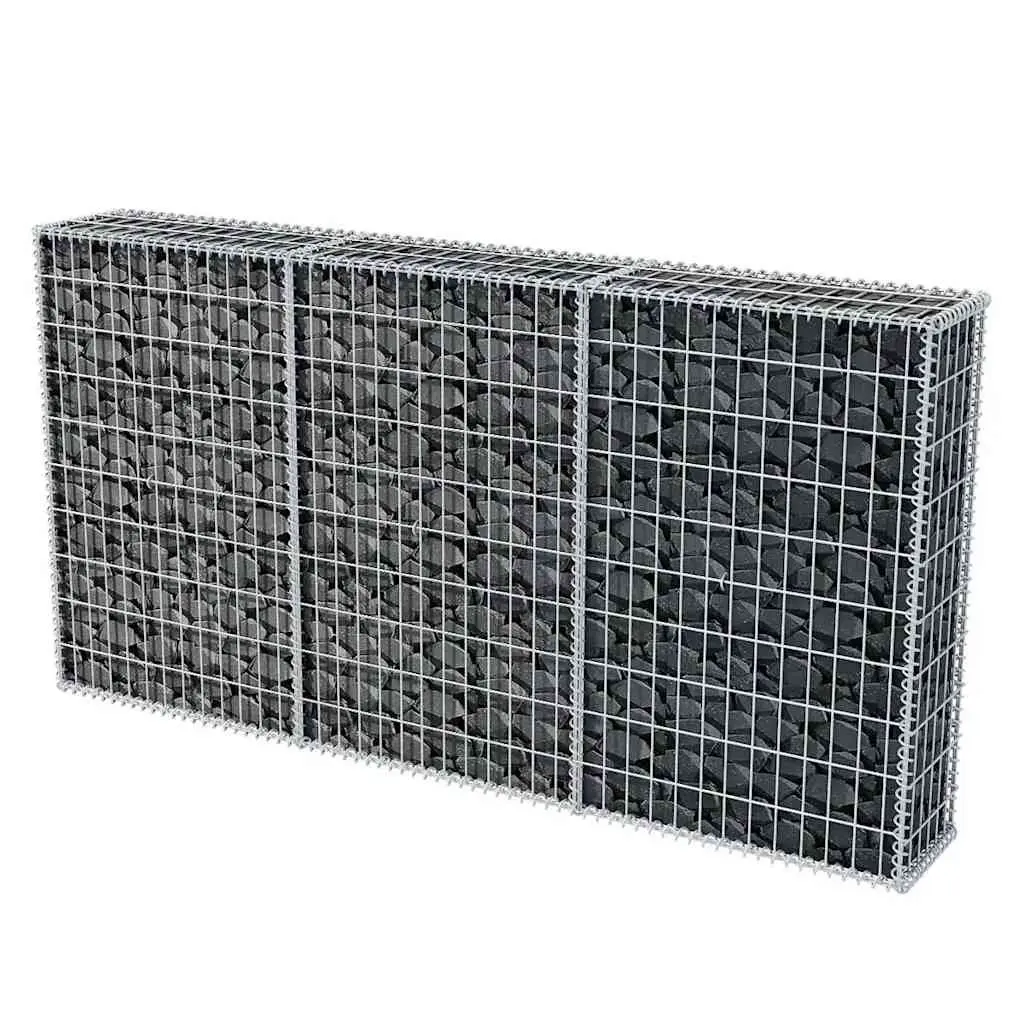 Galvanised Steel Gabion Basket Panel for Retaining Walls