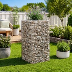 Durable Gabion Raised Bed Planter for Garden Borders