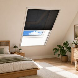 Durable Black Mesh Plisse Insect Screen for Windows 80x100 cm