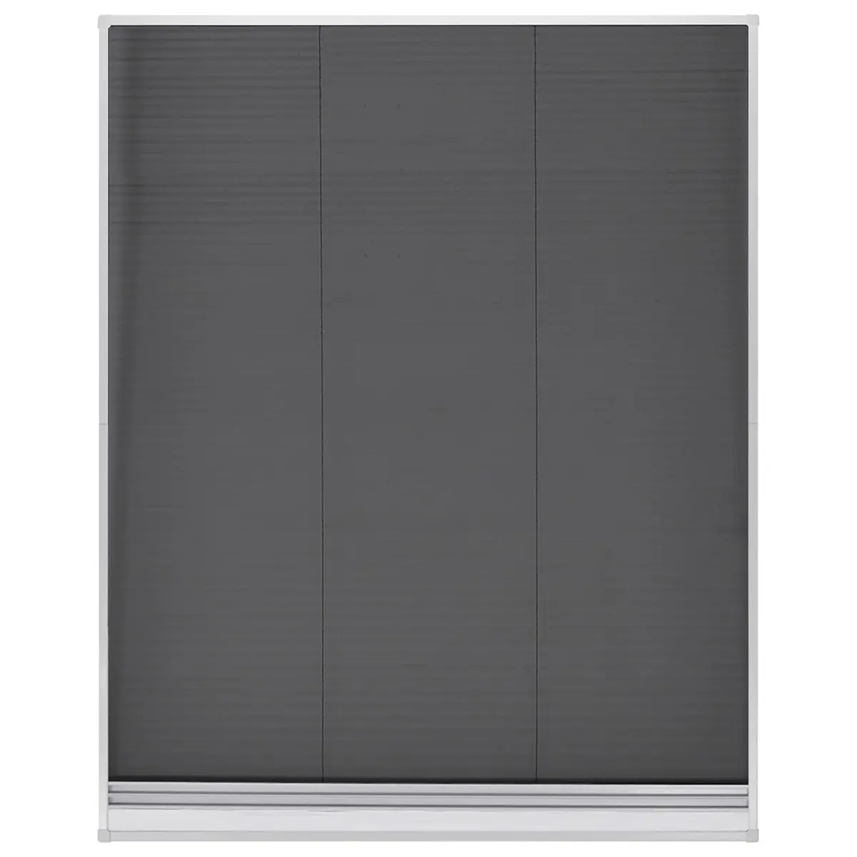 Plisse Insect Screen Window 80x100cm Black