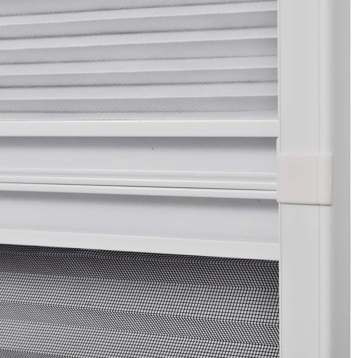 Plisse Insect Screen Window 80x100cm Black