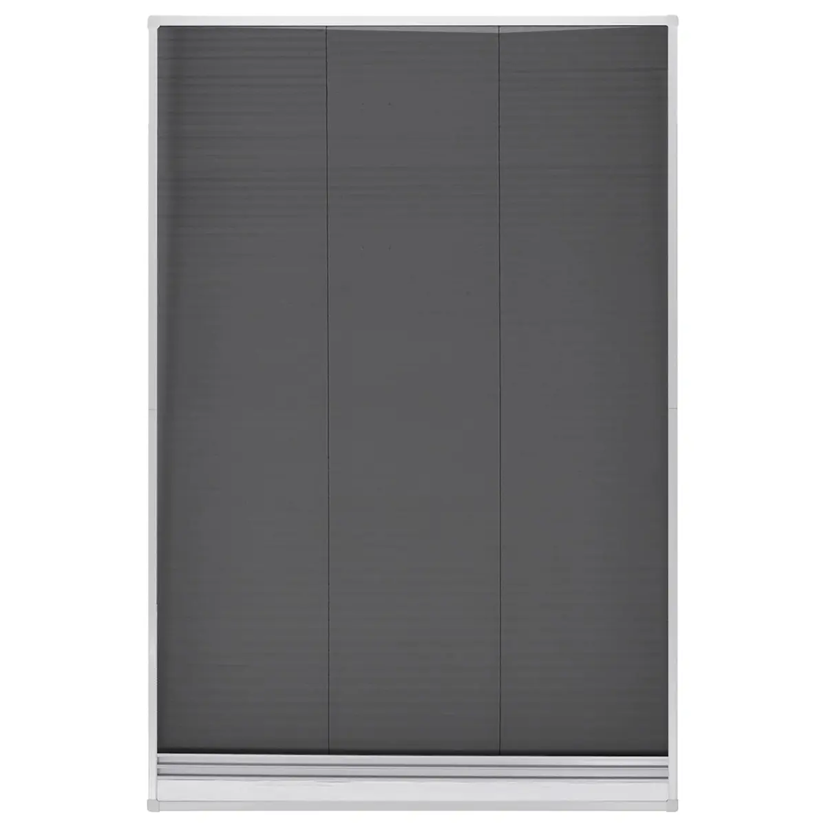 Insect Screen Window Aluminium Frame 80x120 cm Black Mesh Shade