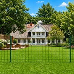Steel Euro Fence Panel 20x0.8 m Green for Strong Perimeters