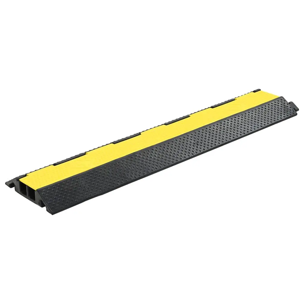 Cable Protector Ramps Rubber 101.5 cm Bright Yellow 4 Piece