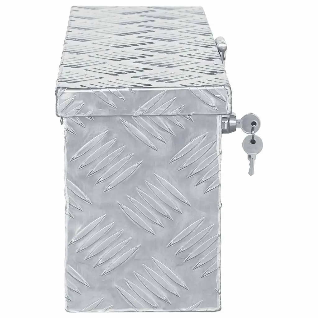 Aluminium Tool Box 48.5x14x20 cm Silver