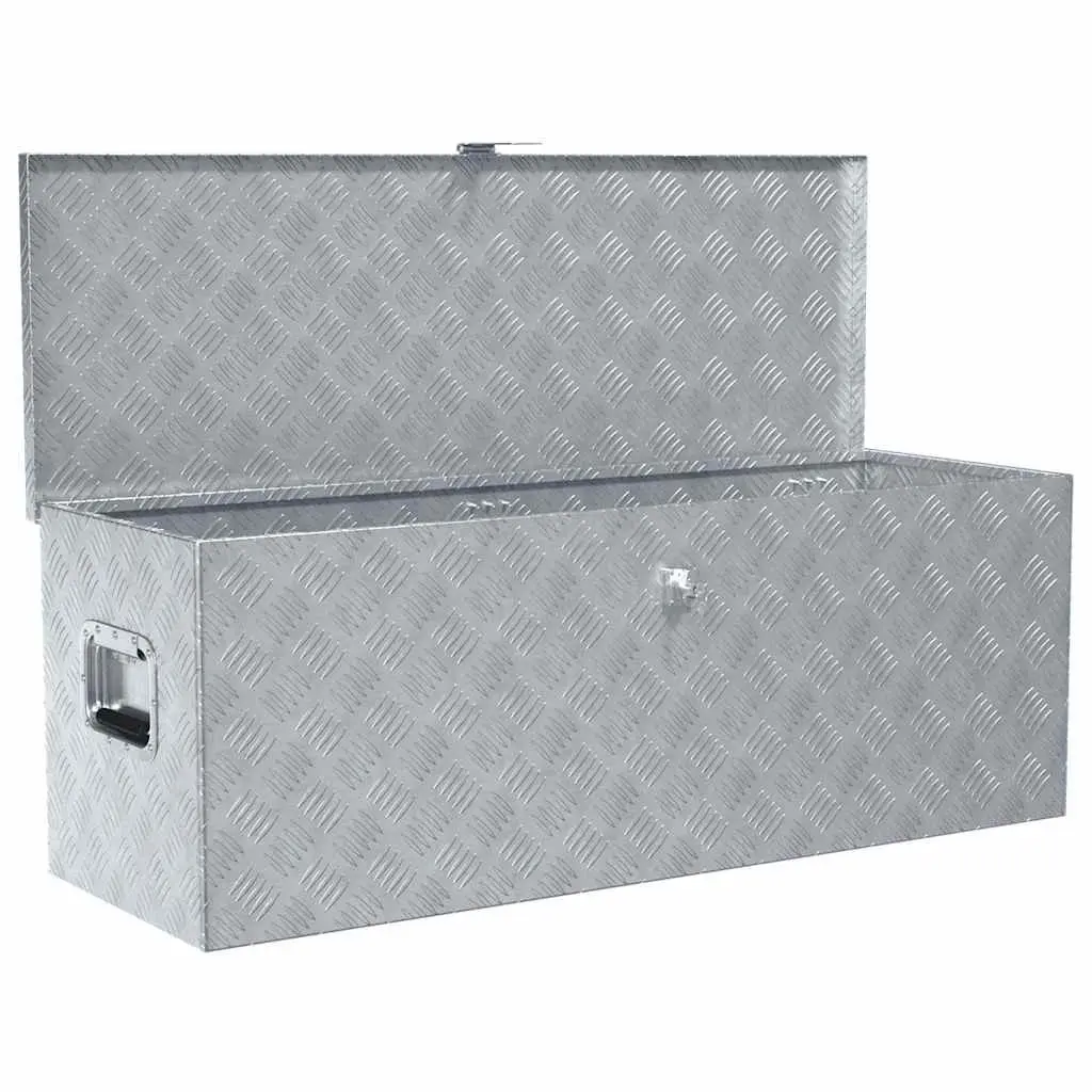 Silver Aluminium Storage Box for Tools and Gear