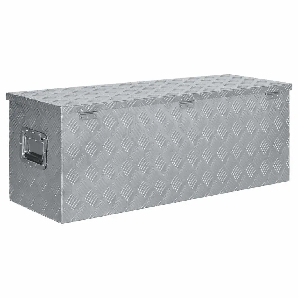 Silver Aluminium Storage Box for Tools and Gear