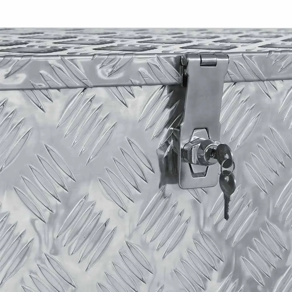 Silver Aluminium Storage Box for Tools and Gear