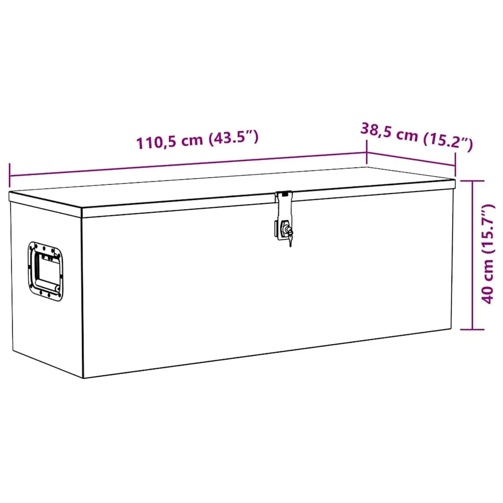 Silver Aluminium Storage Box for Tools and Gear