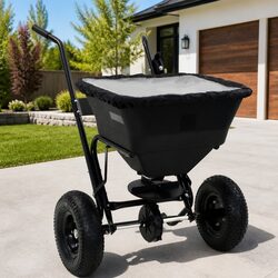 Premium Walk Behind Salt Spreader 45L for All Seasons