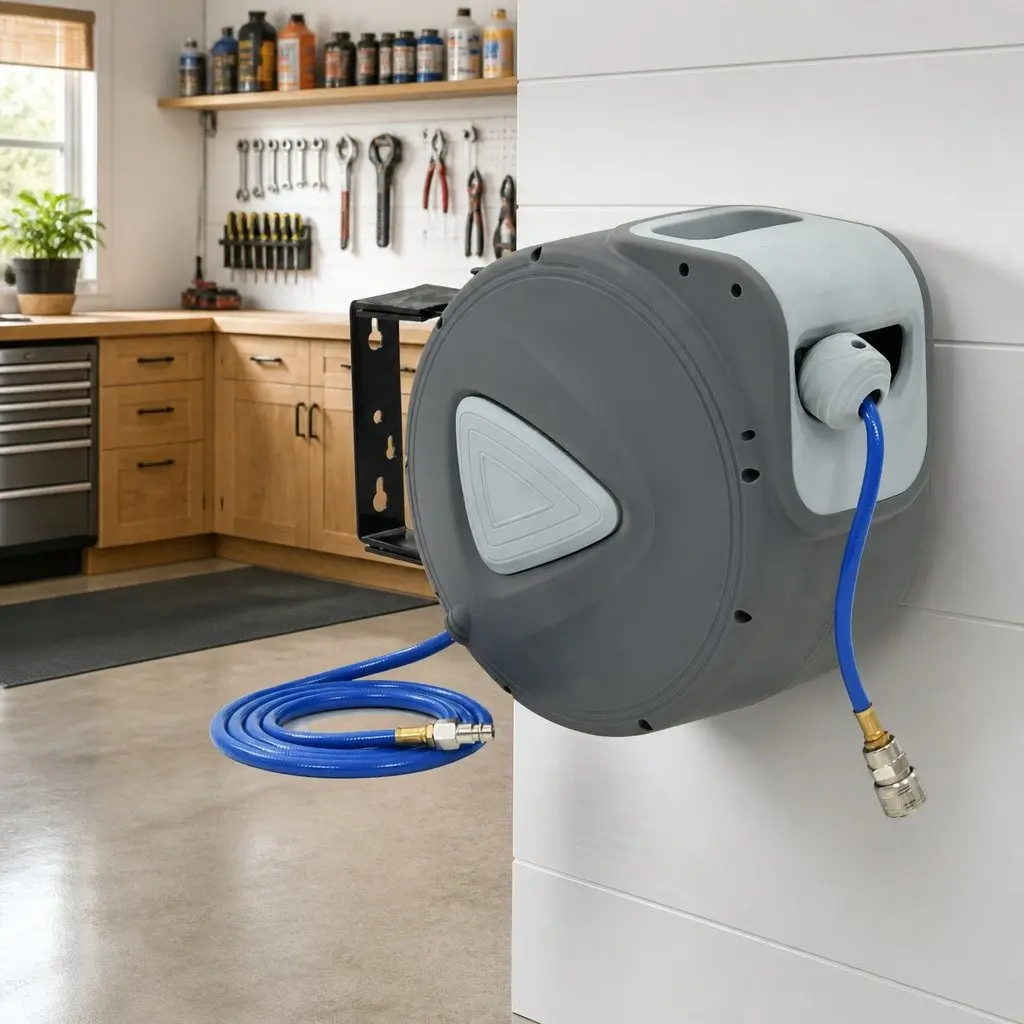 Automatic Air Hose Reel 20m 1/4" for Workshop