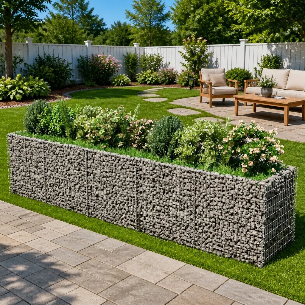 Raised Garden Bed Galvanised Steel Silver 450x90x100cm Weather Resistant Planter Border