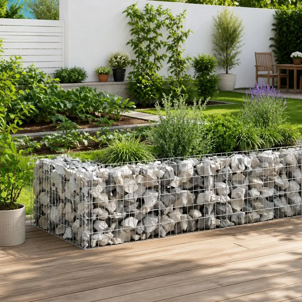 Gabion Wall Panel for Garden and Landscape Projects