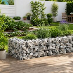 Robust Gabion Wall Panel for Garden and Landscape Projects