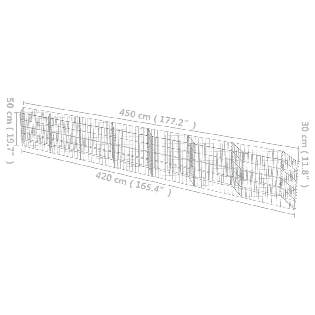 Gabion Wall Panel for Garden and Landscape Projects
