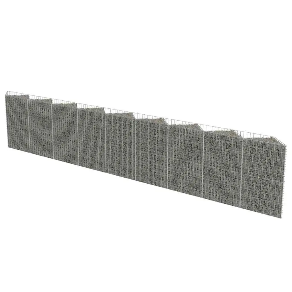 Galvanised Steel Gabion Wall Panel for Gardens