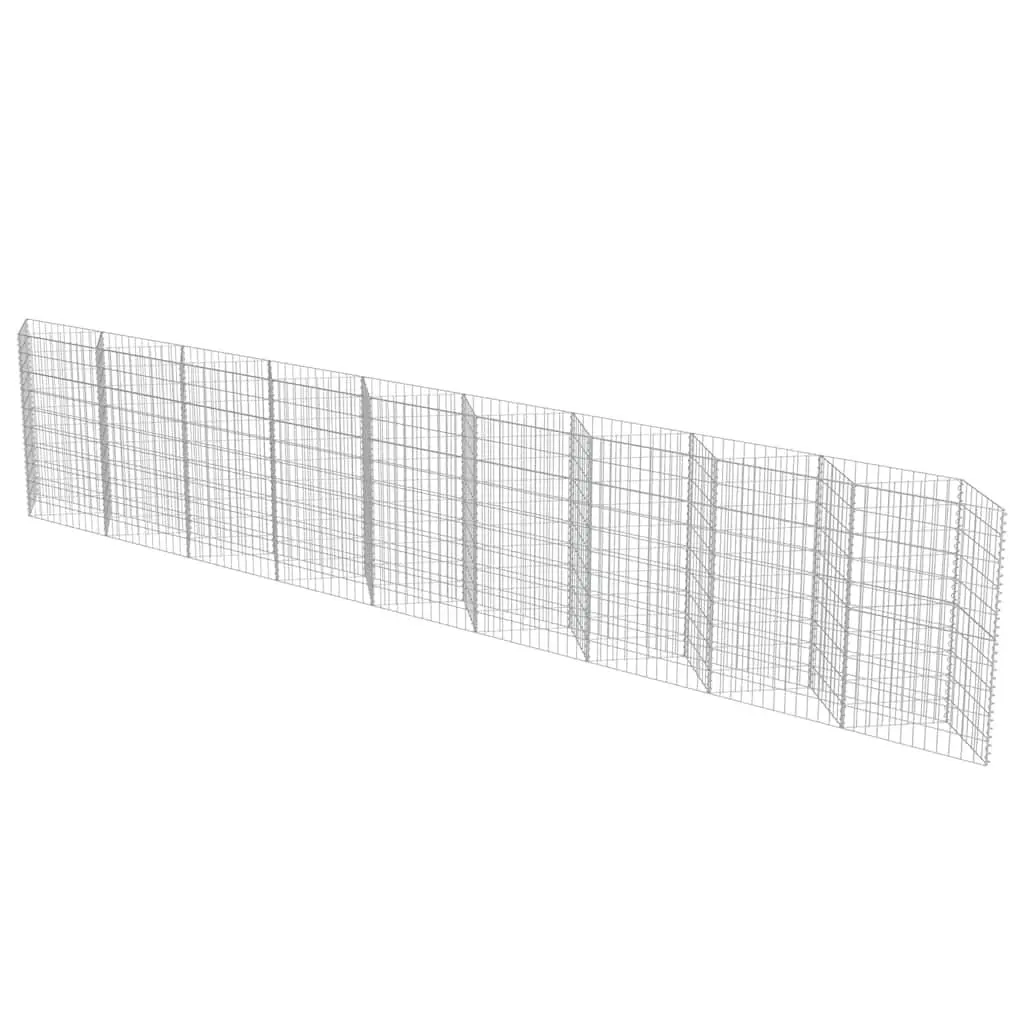 Galvanised Steel Gabion Wall Panel for Gardens
