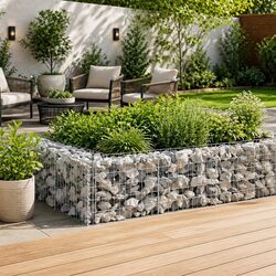 Durable Gabion Wall Panel for Landscaping and Planting