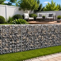 Galvanised Steel Gabion Wall Basket for Retaining Barrier