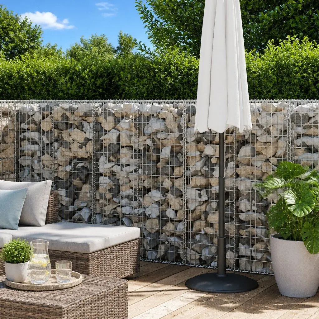 Galvanised Steel Gabion Wall Panel for Robust Landscaping