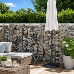 Galvanised Steel Gabion Wall Panel for Robust Landscaping