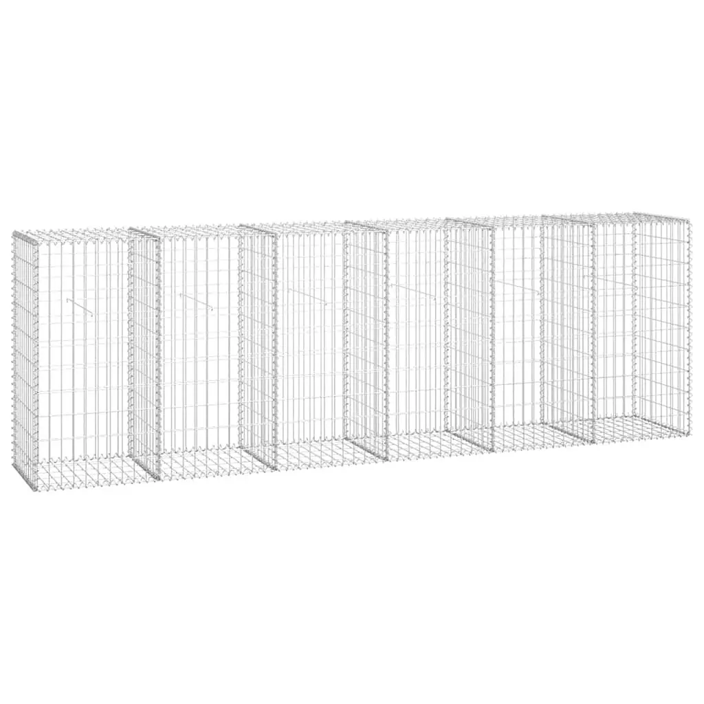 Galvanised Steel Gabion Wall Panel with Covers
