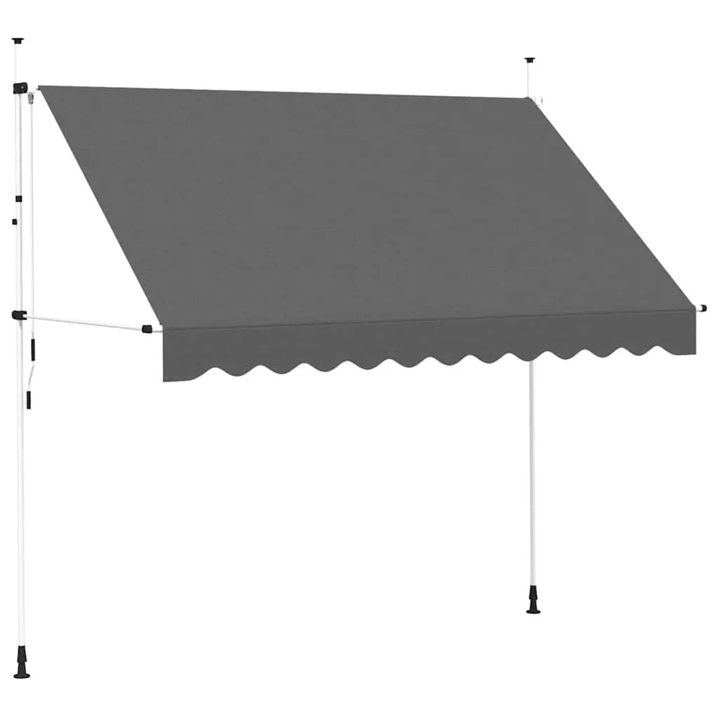 Retractable Awning Polyester 300 cm Anthracite